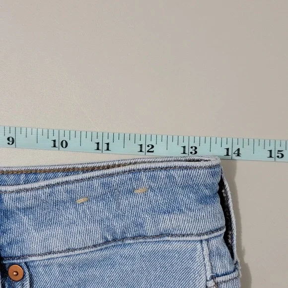 Madewell Jeans Women 26 T Blue Denim The Curvy Perfect Vintage Wide Leg Crop‎ - Picture 8 of 13
